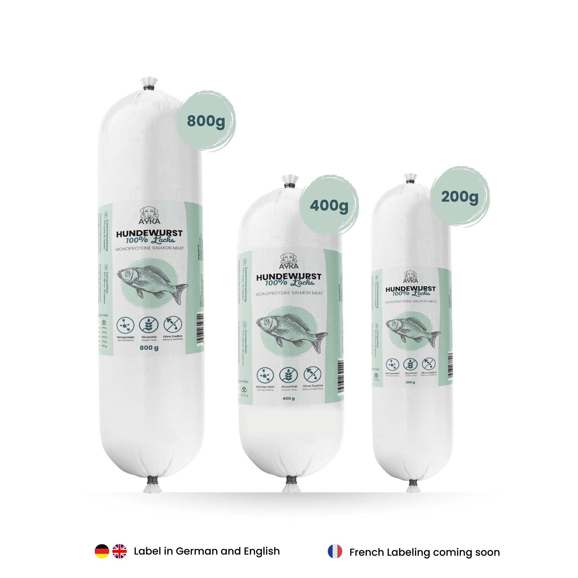 Kauartikel 🇩🇪 - Ayka Saucisse au Saumon – Image 4
