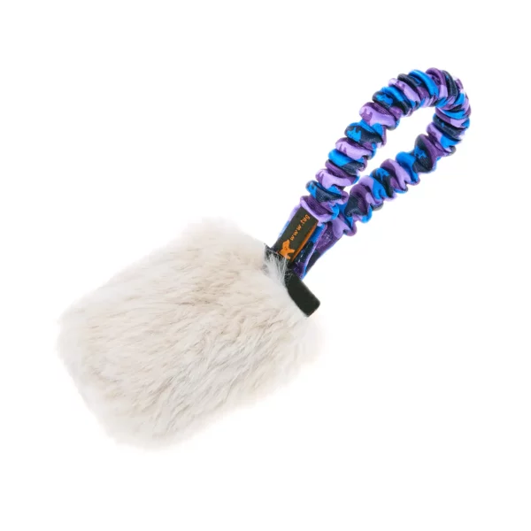 Remorqueur Faux Fur Pocket Bungee Squeaker avec couineur I Tug-E-Nuff – Image 2
