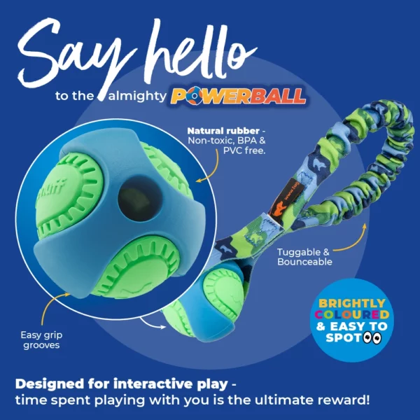 Remorqueur Pocket Powerball Bungee | Fetch Dog Toys | Tug-E-Nuff – Image 8