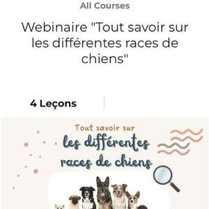 Webinaire "Tout savoir sur les différentes races de chiens" par FantastiChien