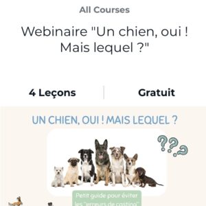 Webinaire "Un chien, oui ! Mais lequel ?" par FantastiChien