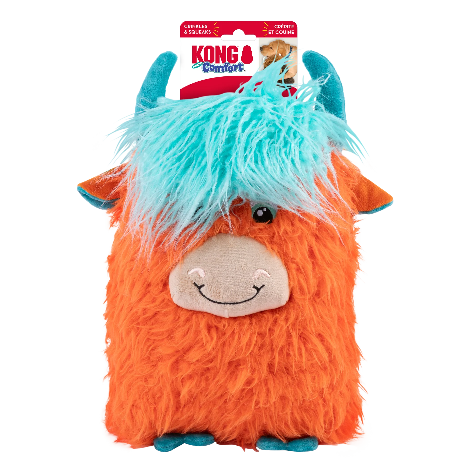 KONG Comfort Jumbo Highland Cow – Image 3